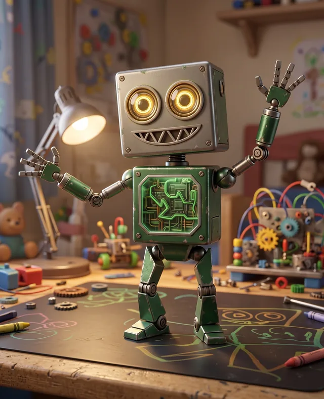 Stu, o amigo robô de As Aventuras de Billy